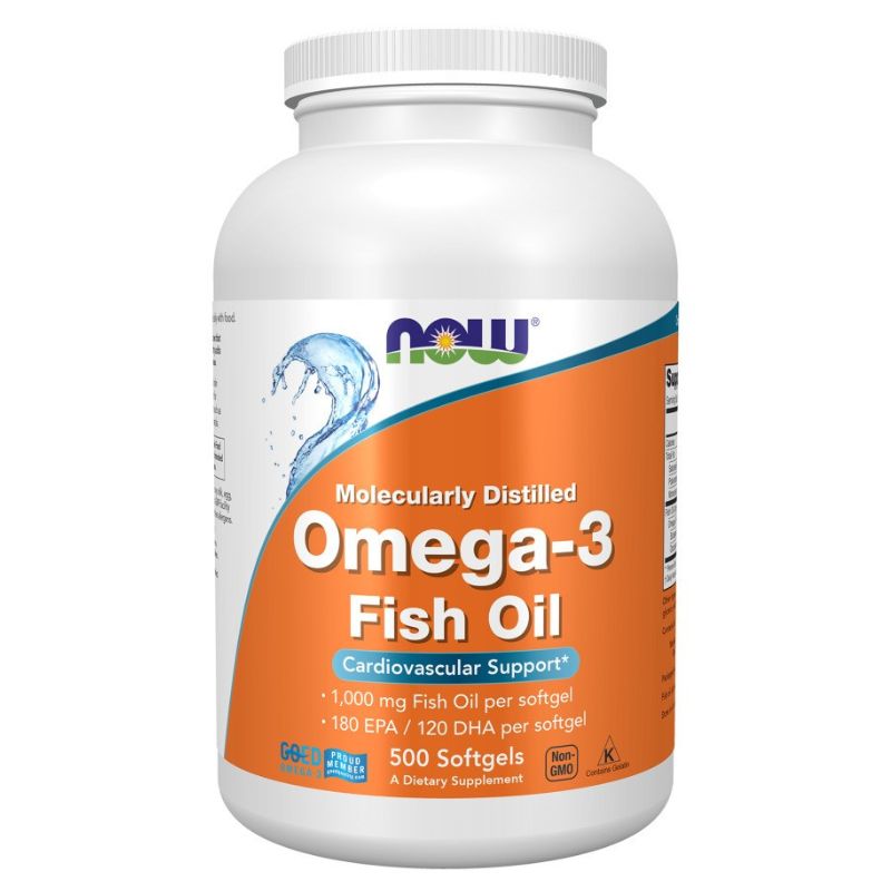 omega 3 now foods 500 softgelova