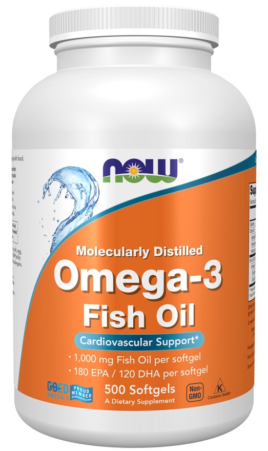omega 3 nowfoods 500 softgelova